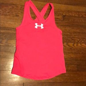 Under Armour hot pink tank top